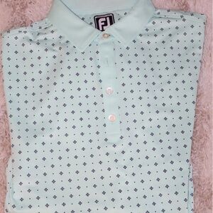 FootJoy Athletic Fit Deco Print Performance Golf Shirt